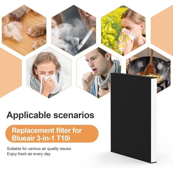 2 Pack T10i Replacement Filter Blueair 3-in-1 ComfortPure Air Purifier SEALED - Picture 9 of 11